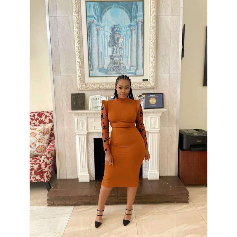 Nited Long Sleeve Bodycon Dress