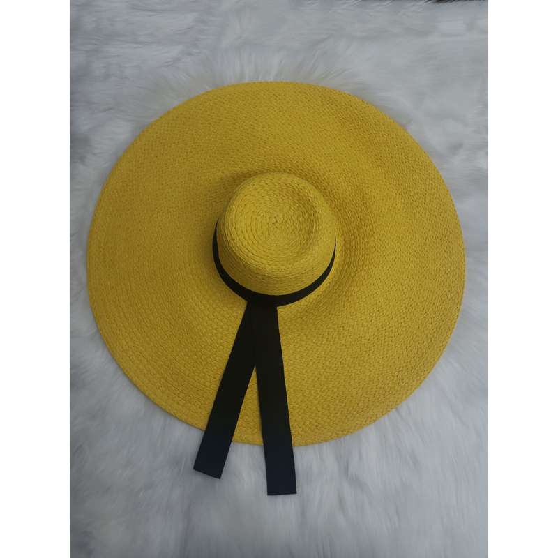 Straw Summer Hat - YELLOW