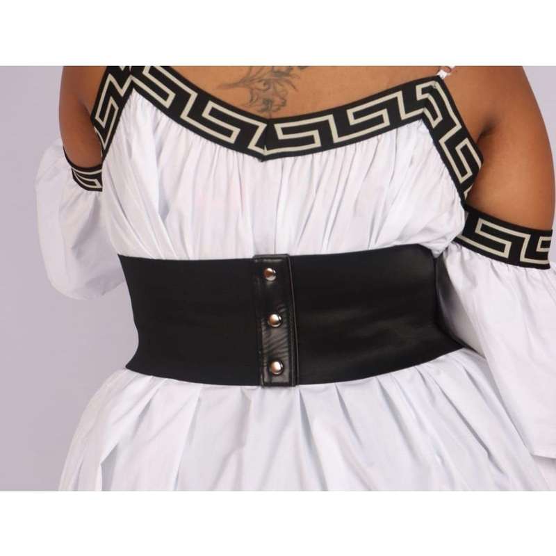 Rose embroidery Corset Belt - ONE SIZE FIT