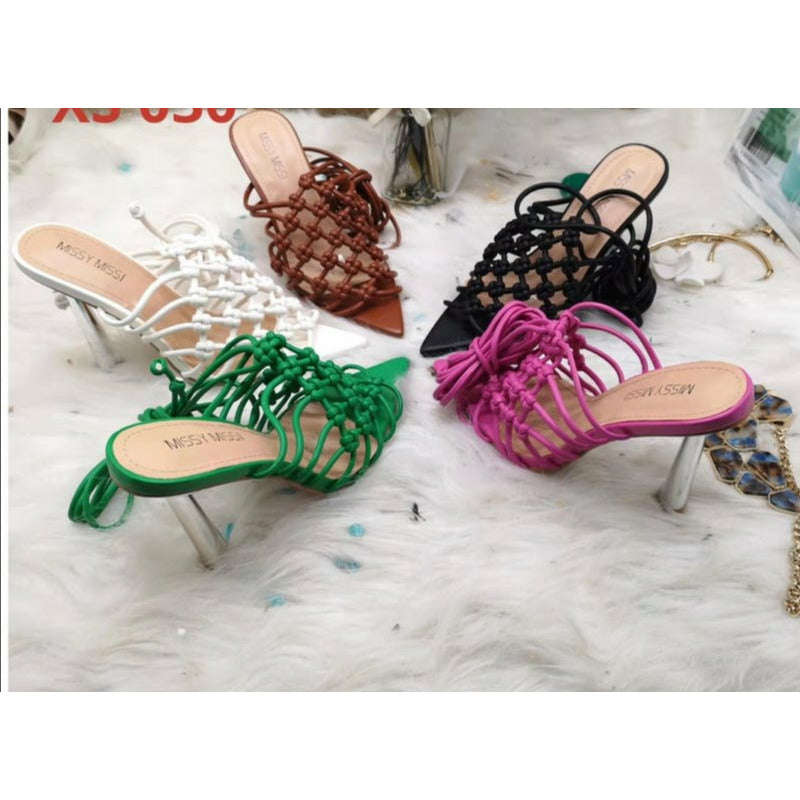 Straps Cross High Heel Sandals