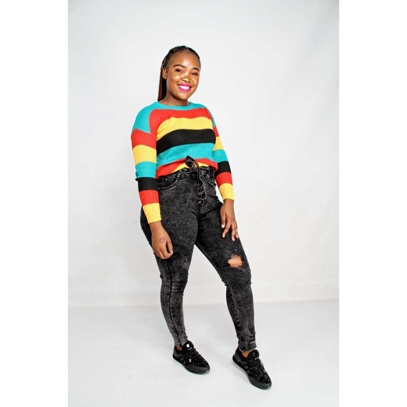 High Wasted Black Belted skinny jeans