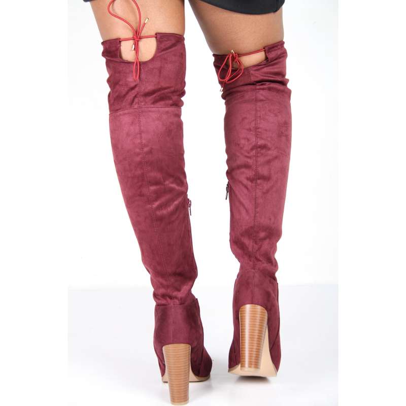 Suede Knee Bots
