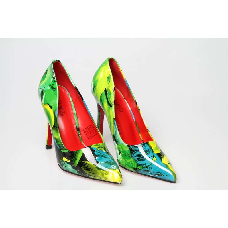 Floral Slip Stiletto Heel