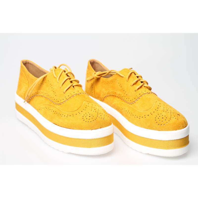 Hollow Platform Oxford Shoes