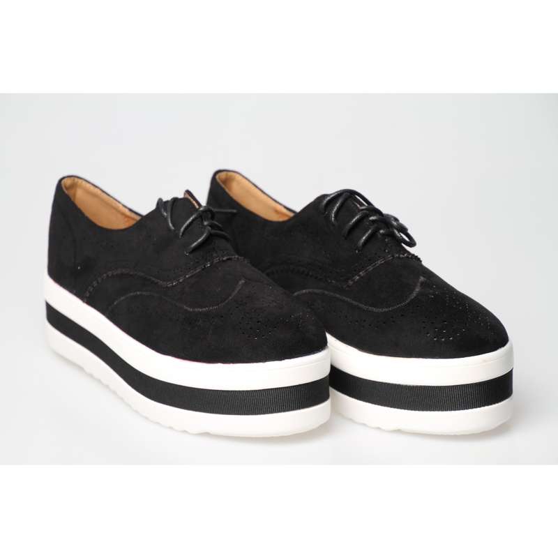 Hollow Platform Oxford Shoes