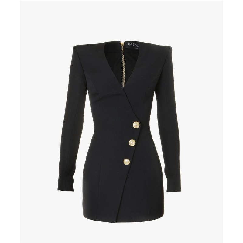 Wrap Over Mini Dress