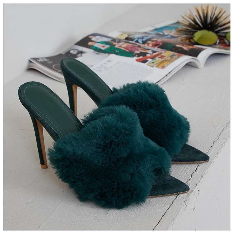 Bunny fluffy shoes