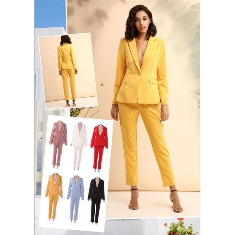 Ladies Formal suit. - BLACK / XXL