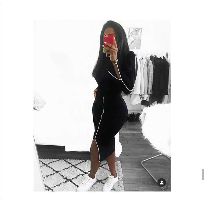 Turtleneck Bodycon Dress