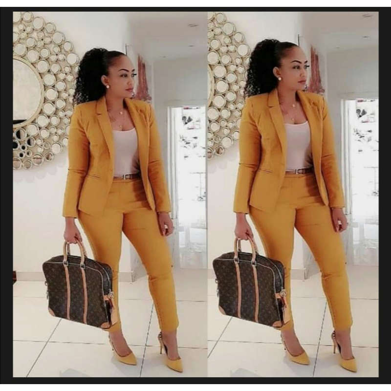 Ladies Formal suit. - BLACK / XXL