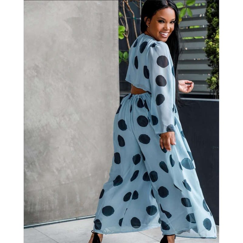 Wide Leg Overall Jumpsuit 