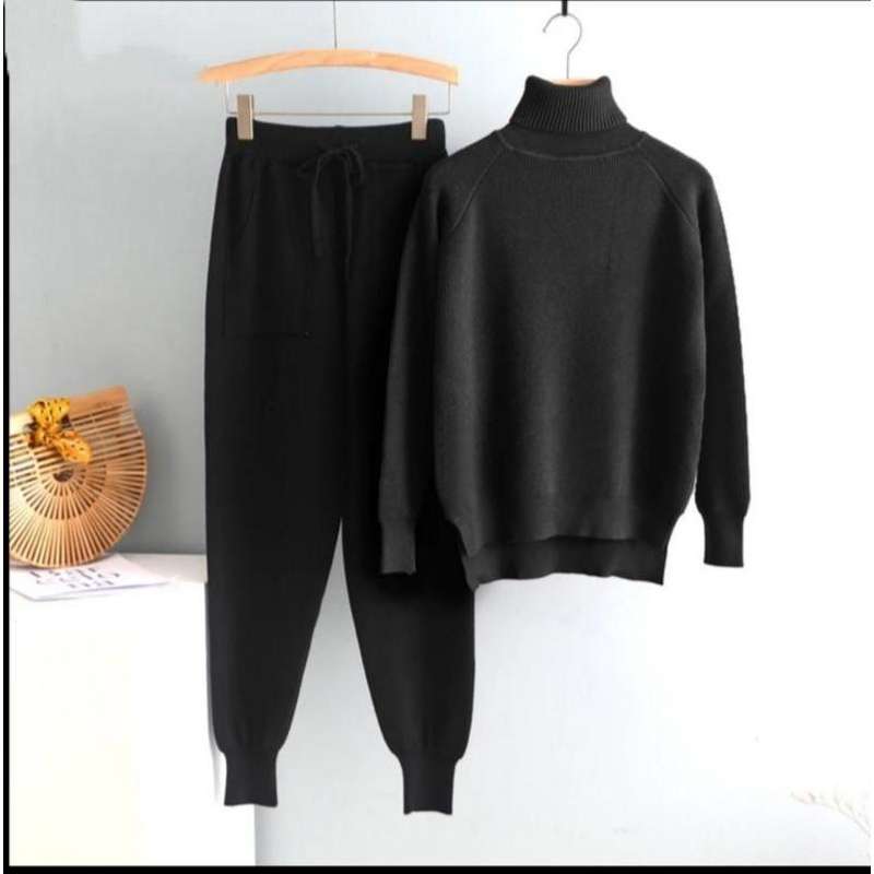 Turtleneck Sweater Set