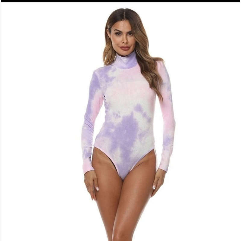 Tie Dye Print  Bodysuit 