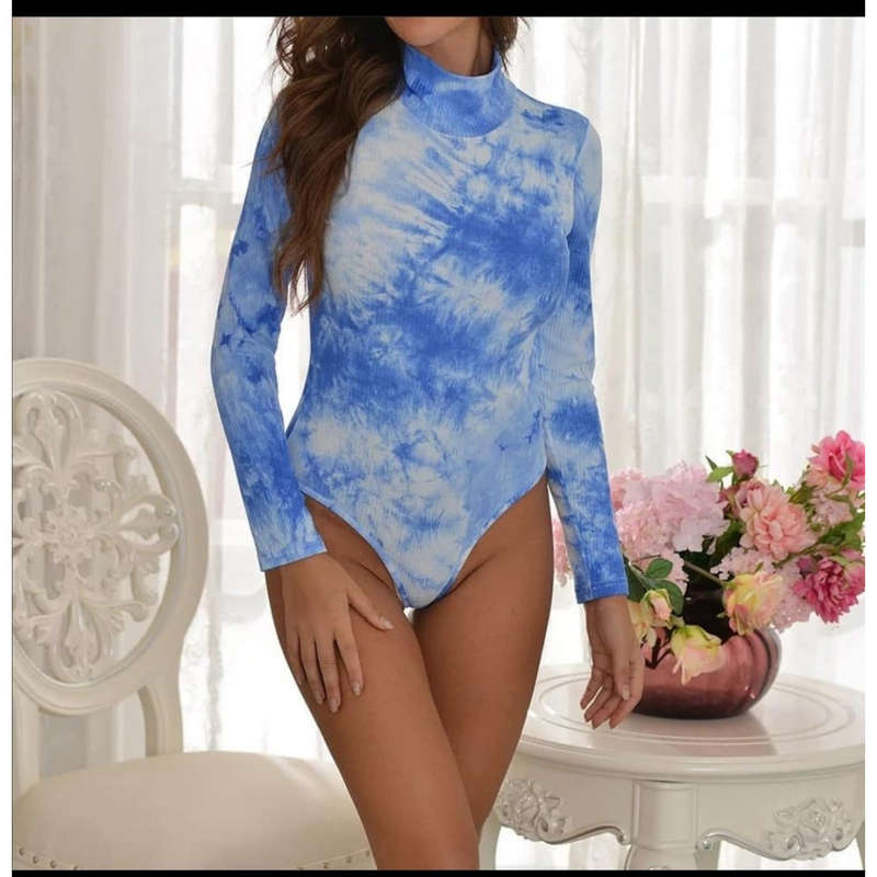 Tie Dye Print  Bodysuit 