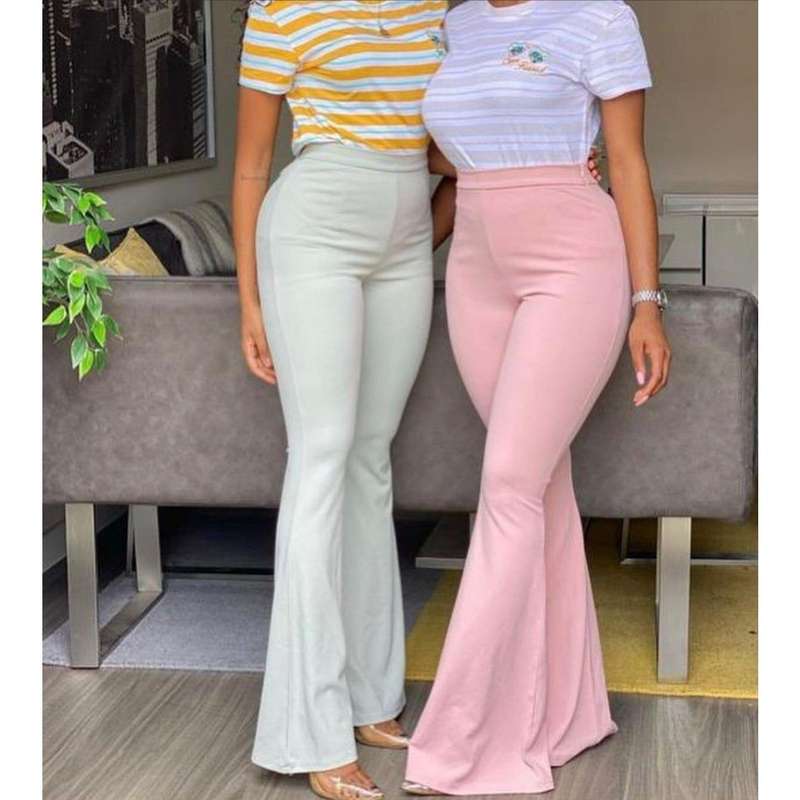 High Waisted Palaza Pants
