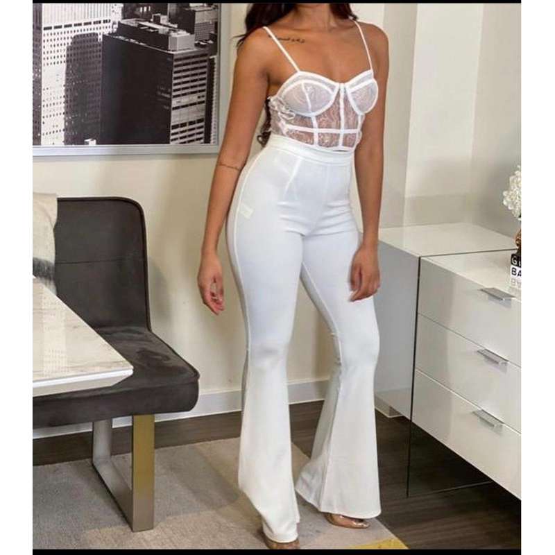 High Waisted Palaza Pants