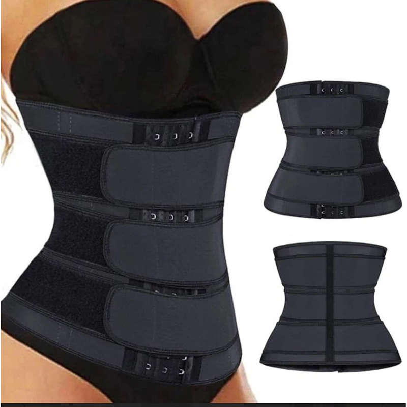 Body Sharper Waist Trainer - BLACK / 3XL
