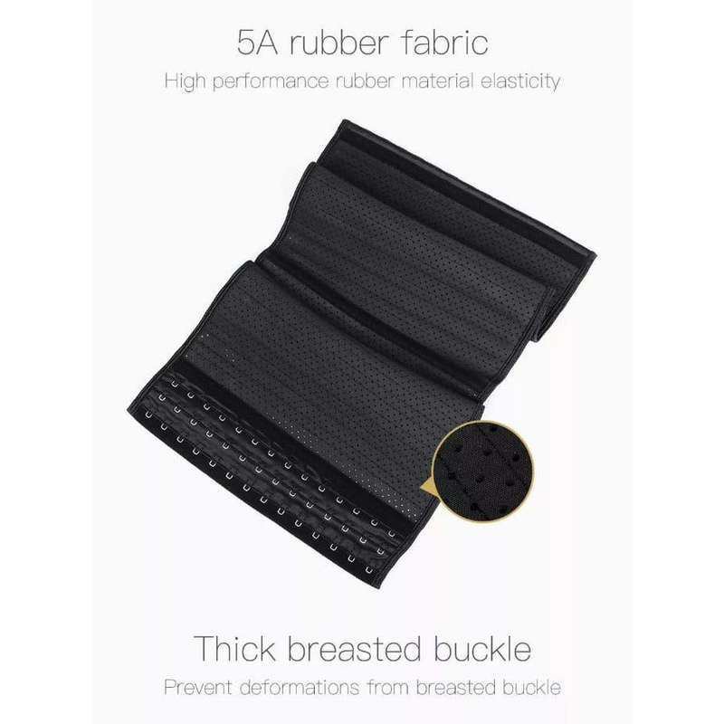 25 Steel Bone Latex Breathable Waist Trainer - S