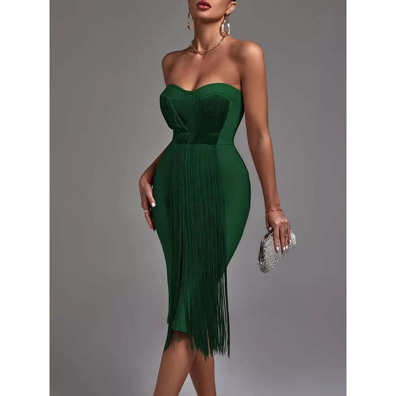 Bandage Boobtube Bodycon Dress