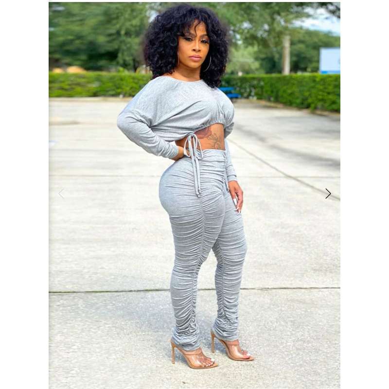 Ruched Outfit Set
