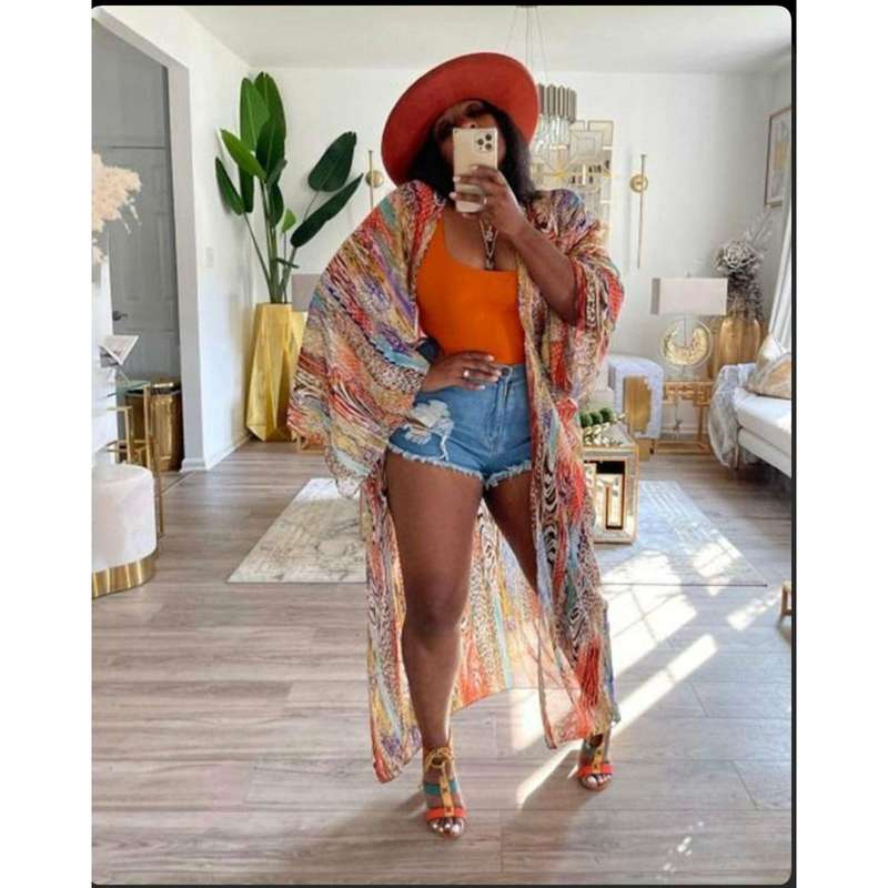 Long Kimono Coverup