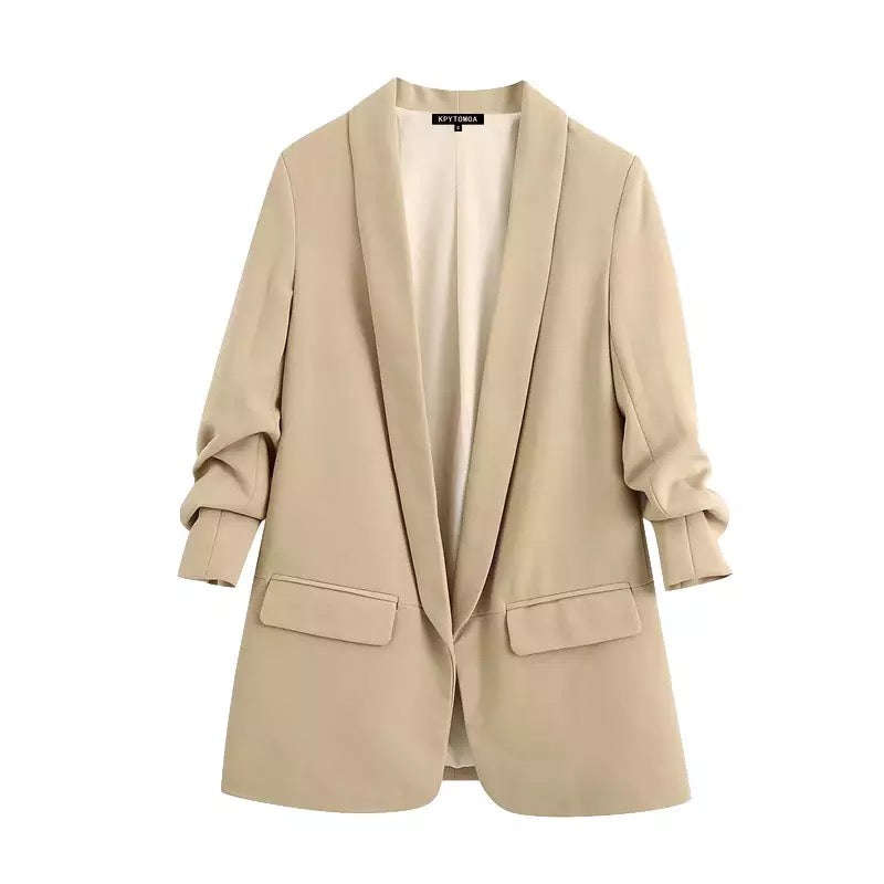 Three Quarter Sleeve Blazer
