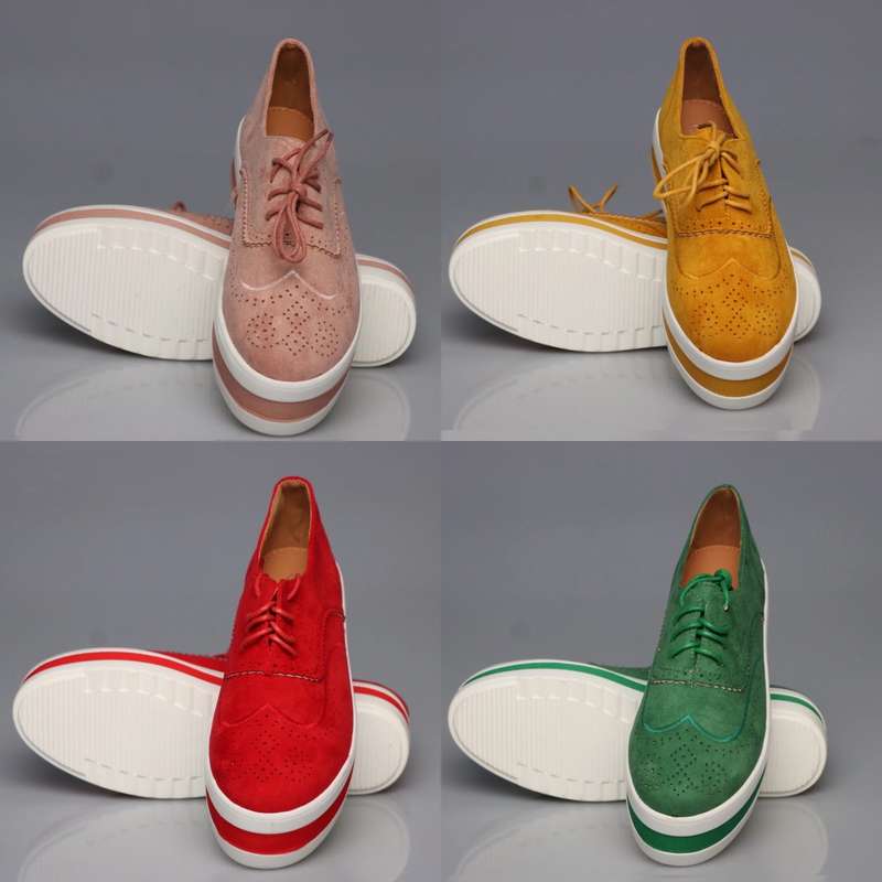 Hollow Platform Oxford Shoes