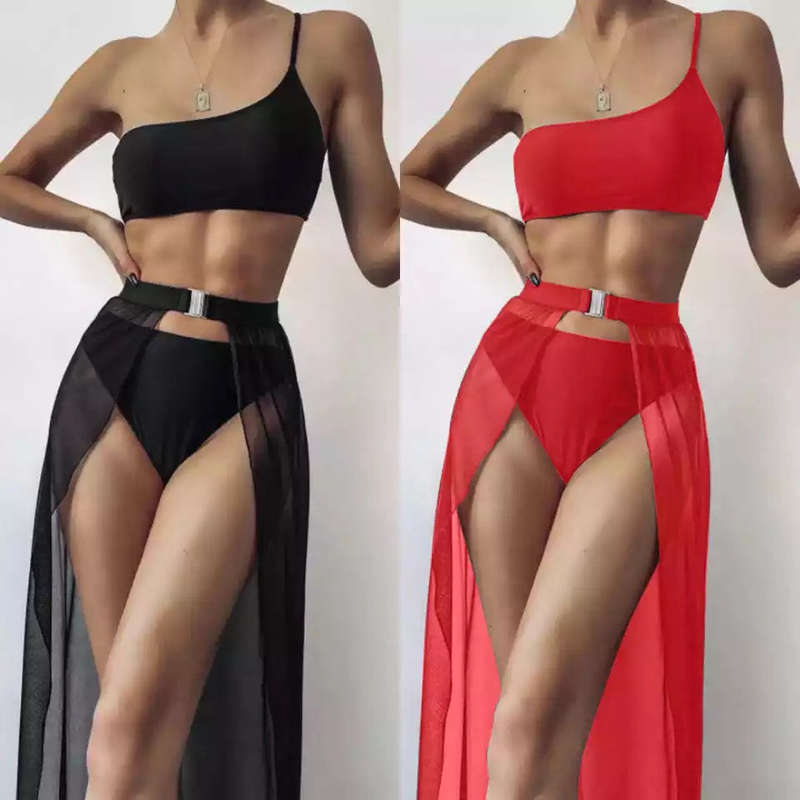 Three Piece Bikini Swimsuit.