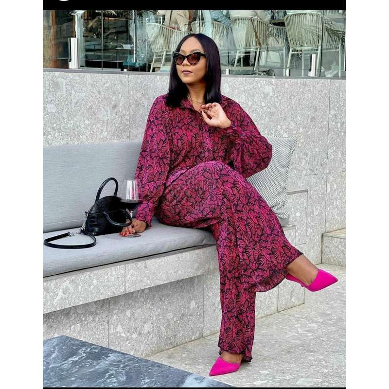 Pants & Long Sleeve Shirt Print Set
