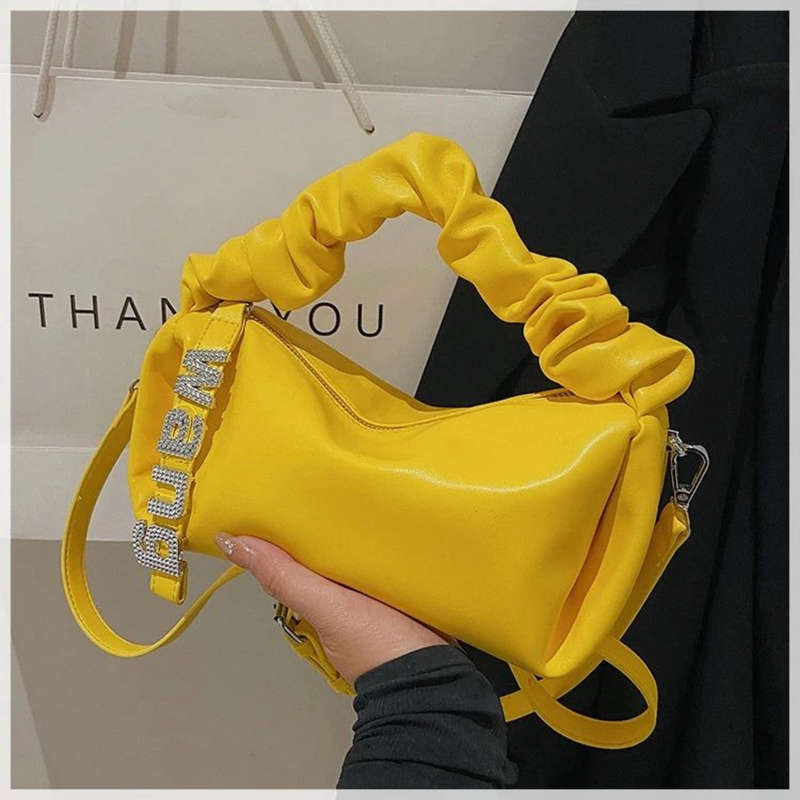 Letter Zipper Chain Shoulder Crossbody Bag