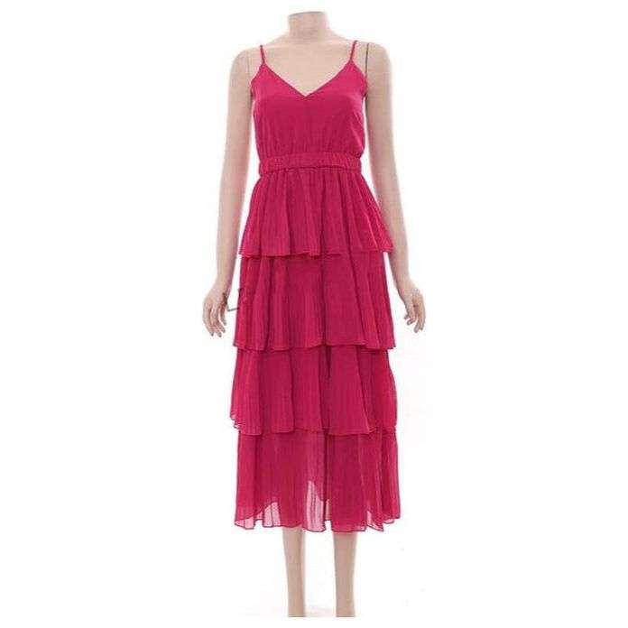 Ruffle Beach Summer Dress