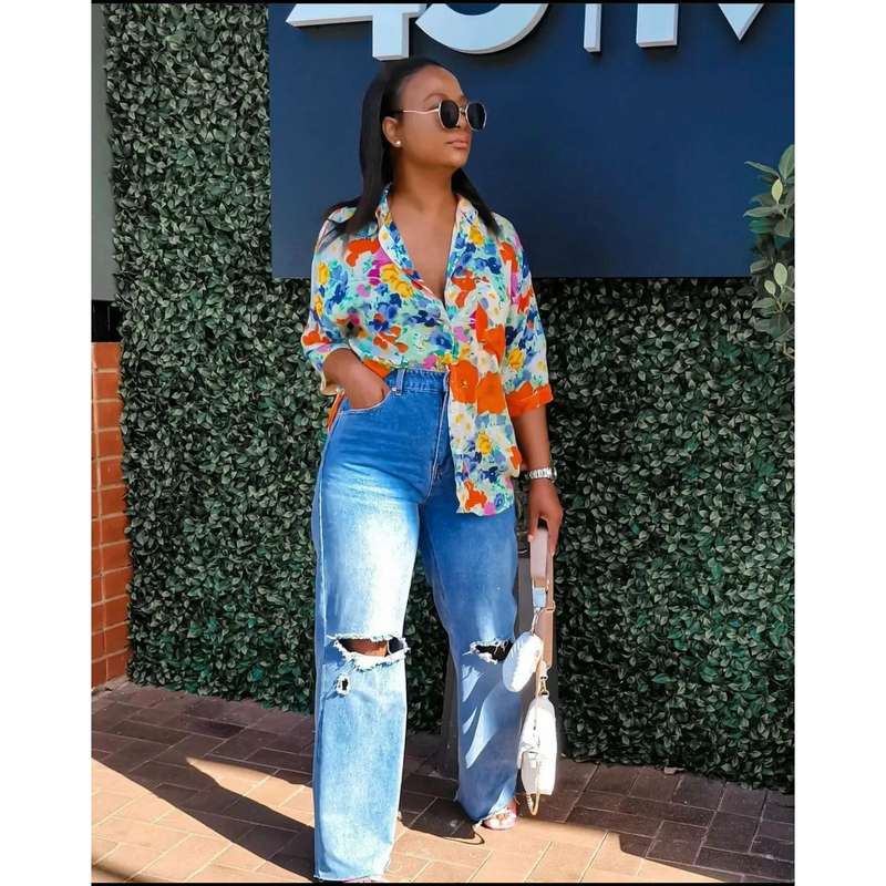 Floral Print Vintage Shirt
