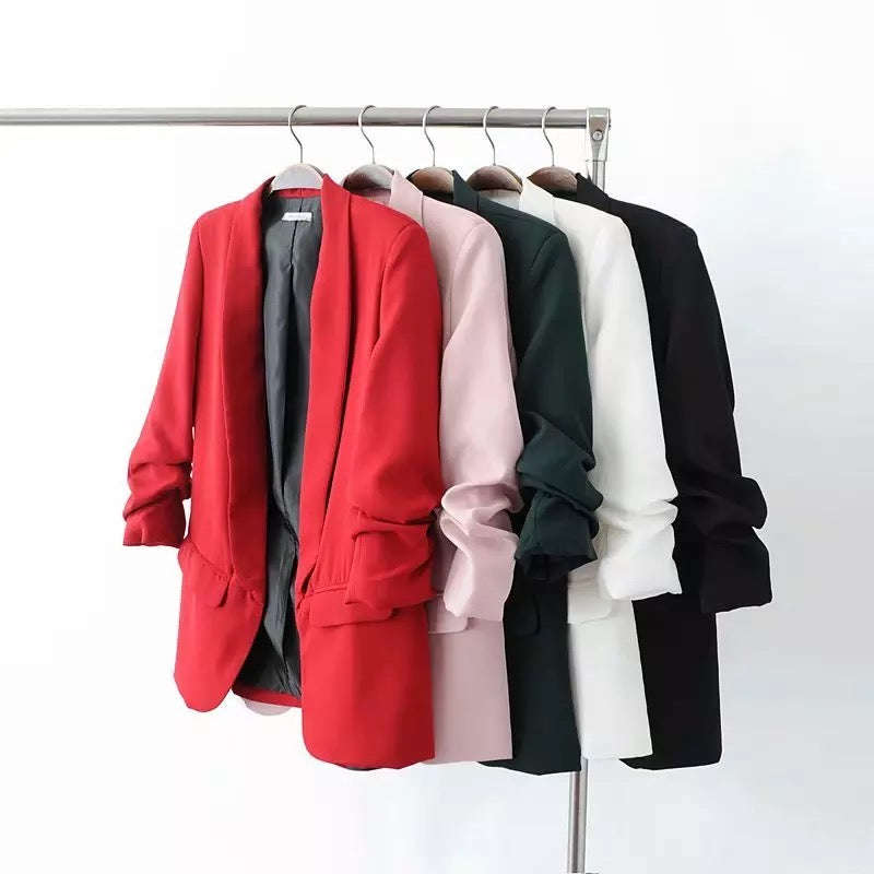 Three Quarter Sleeve Blazer