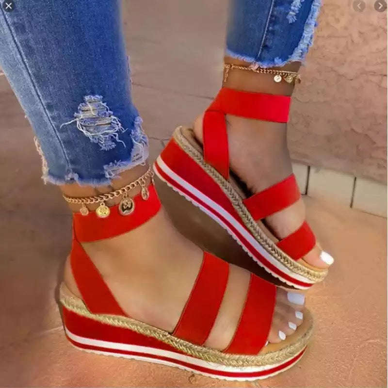 Summer Ankle Strap Sandals
