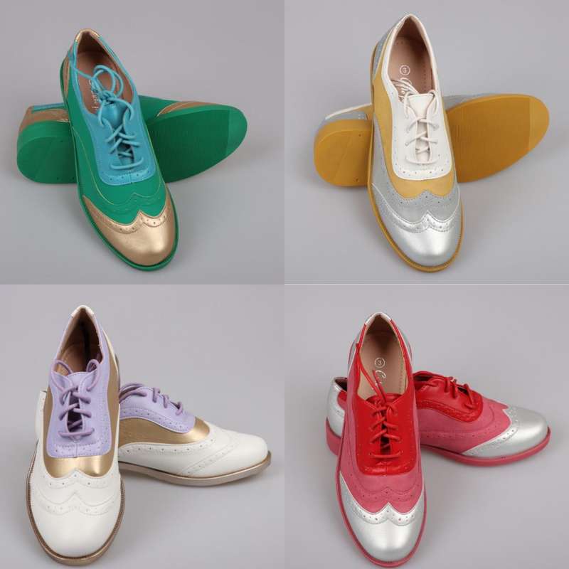 Lace-up Oxford Shoes