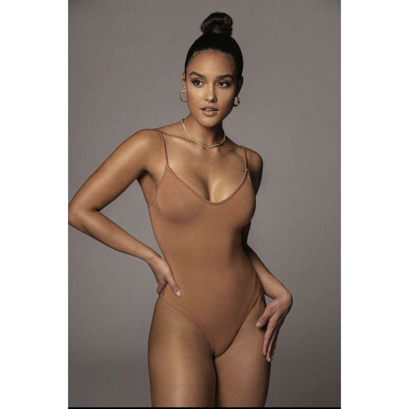 V-Neck Basic Bodysuit