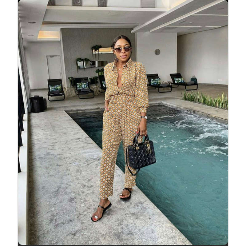 Printed Shirt & Pants Set