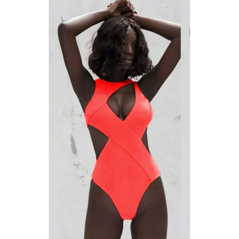 High Neck One Piece Bikini
