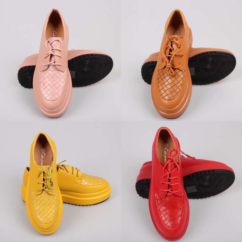 Lace-Up platform shoes