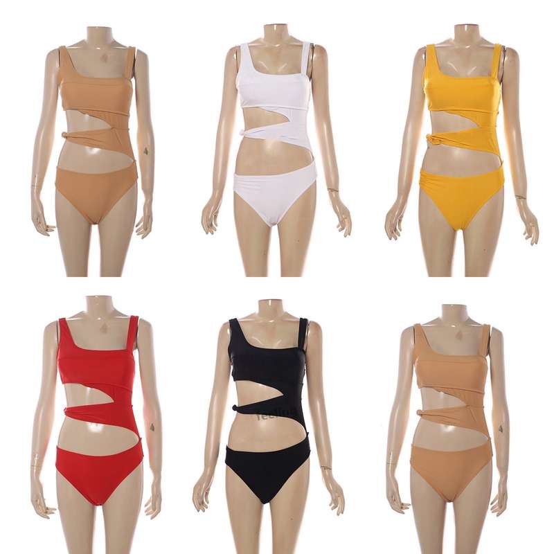 Sexy One Piece Hollow Bikini Swimsuit