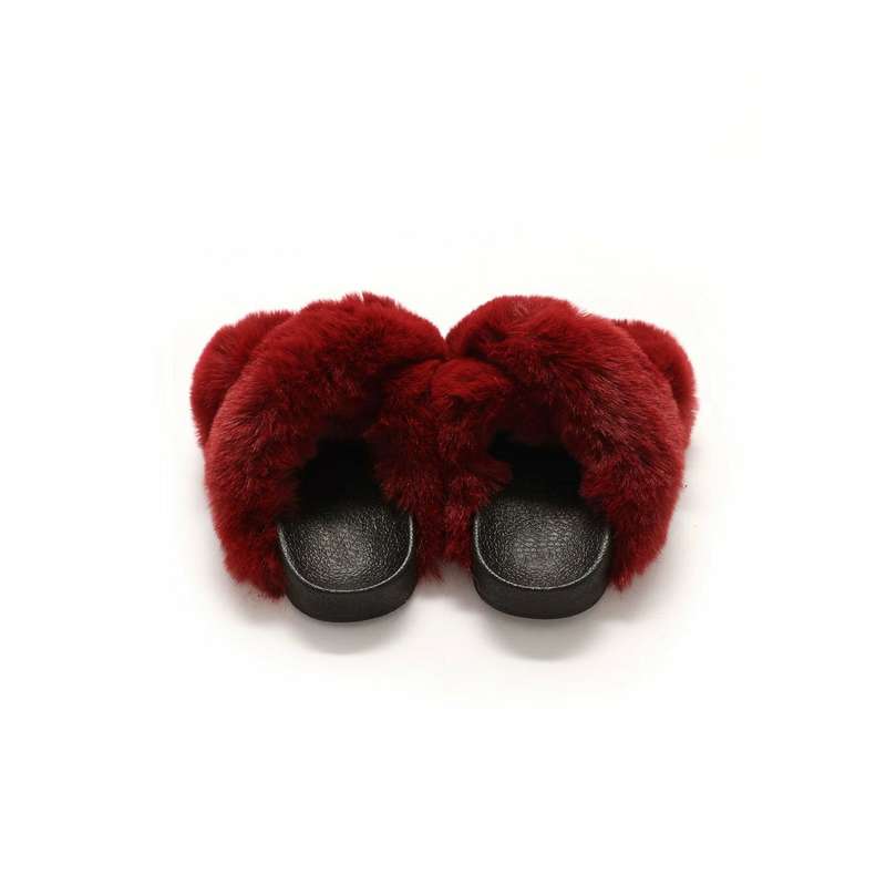 Relaxed Vibes Fur Slides
