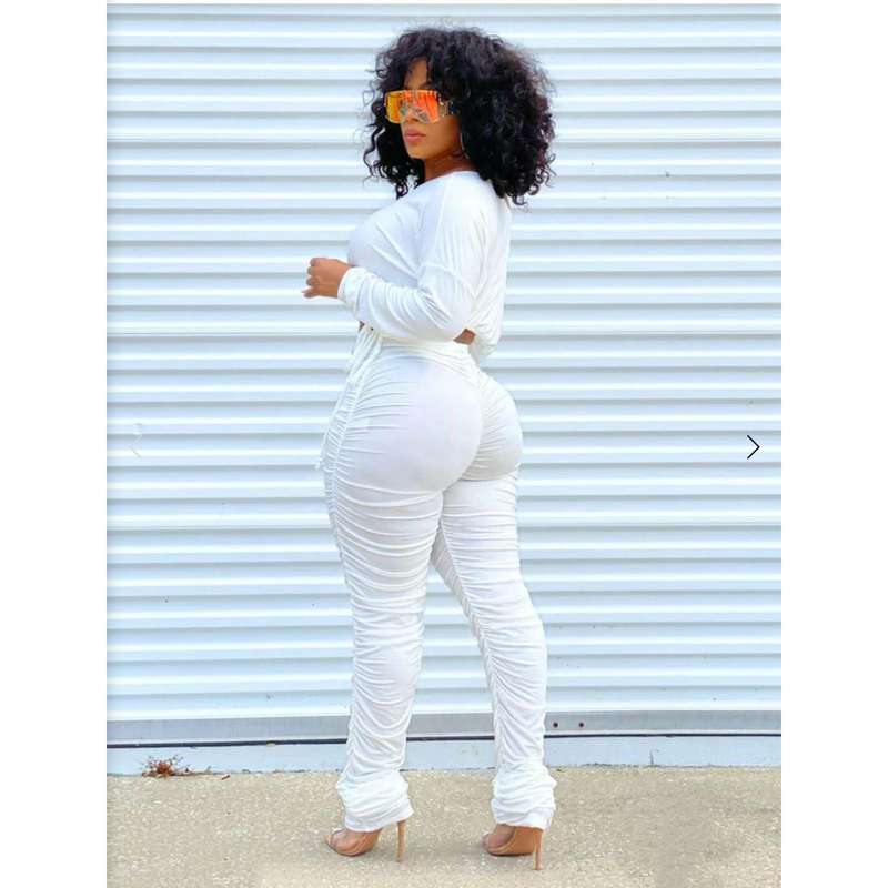 Ruched Outfit Set