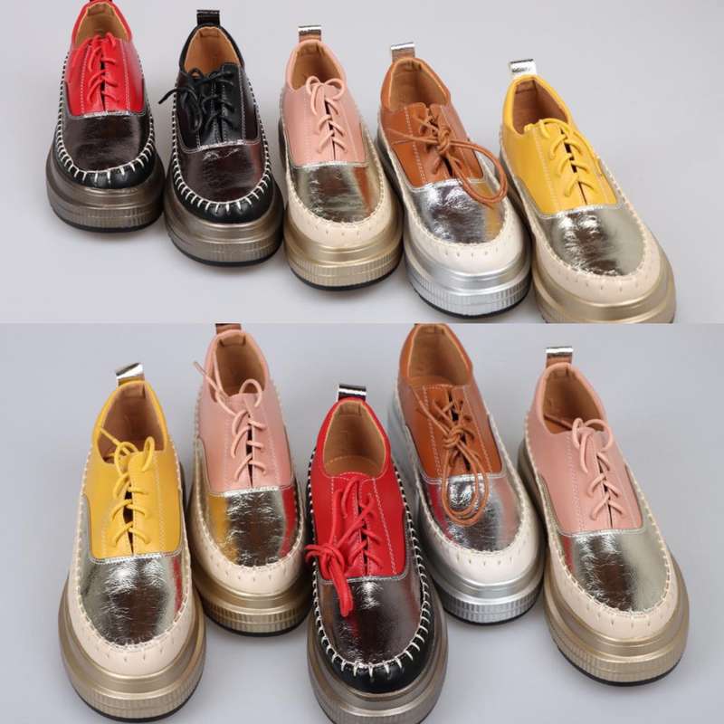 Cross Strap Oxford Shoes