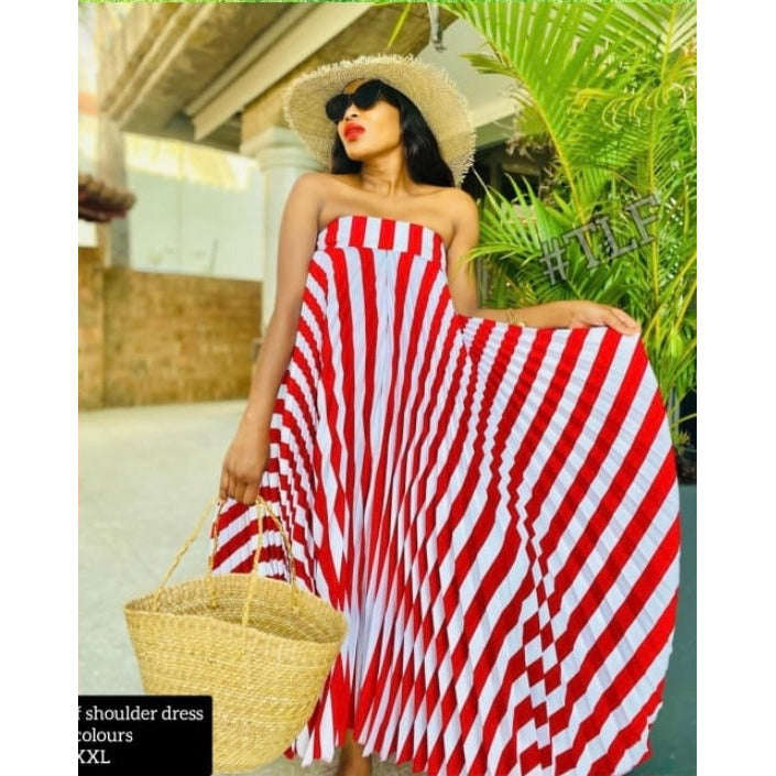 Pleated Long Skirt