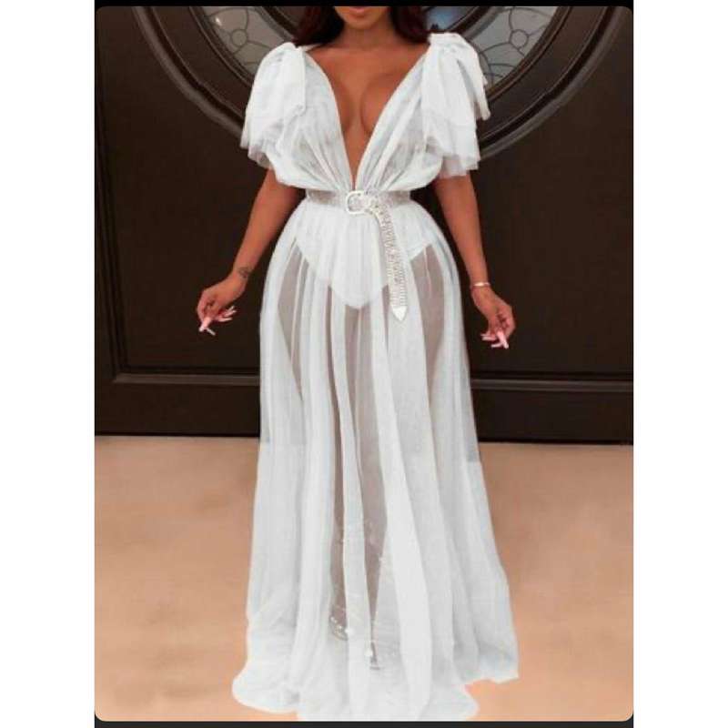 See Through Party Swimming Dress