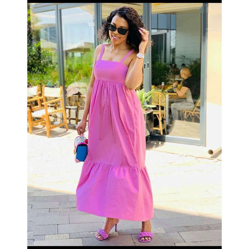 Sleeveless Maxi Dres 