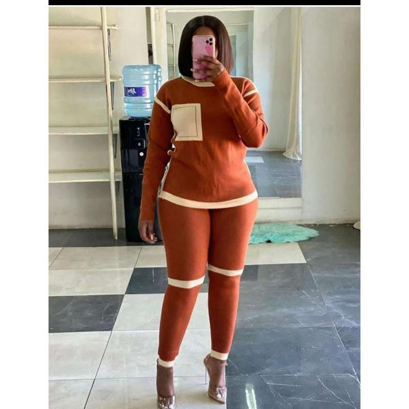 Knitted sweater set