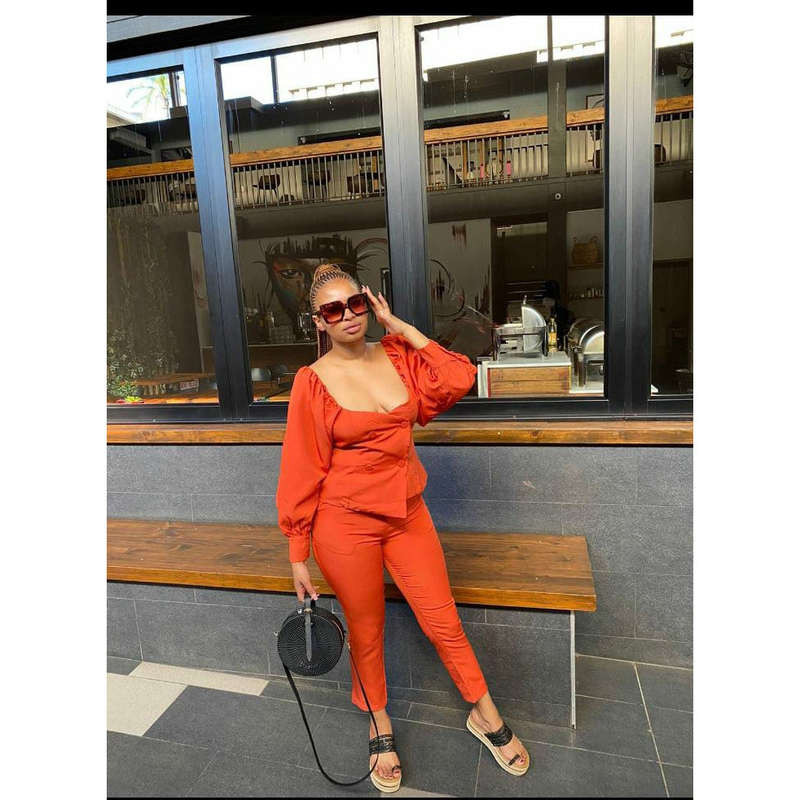 Off Shoulder Formal Suit