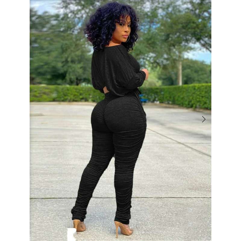 Ruched Outfit Set