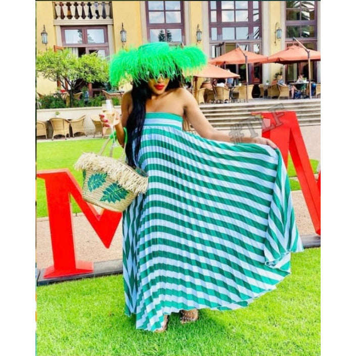 Pleated Long Skirt